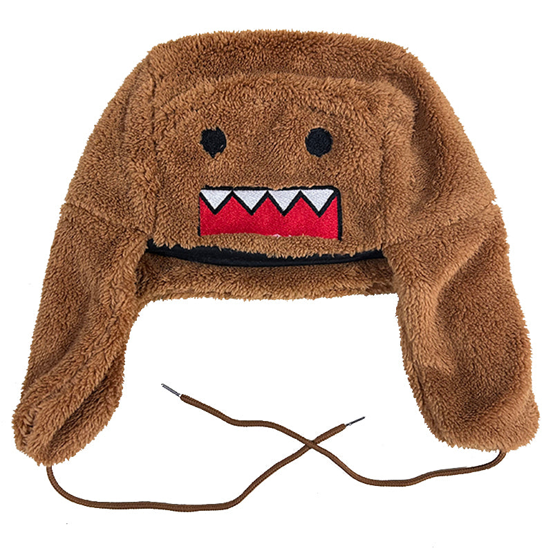 Autumn and winter new thick cartoon hat men and women cute warm ear protection Lei Feng hat popular plush cold-proof hat