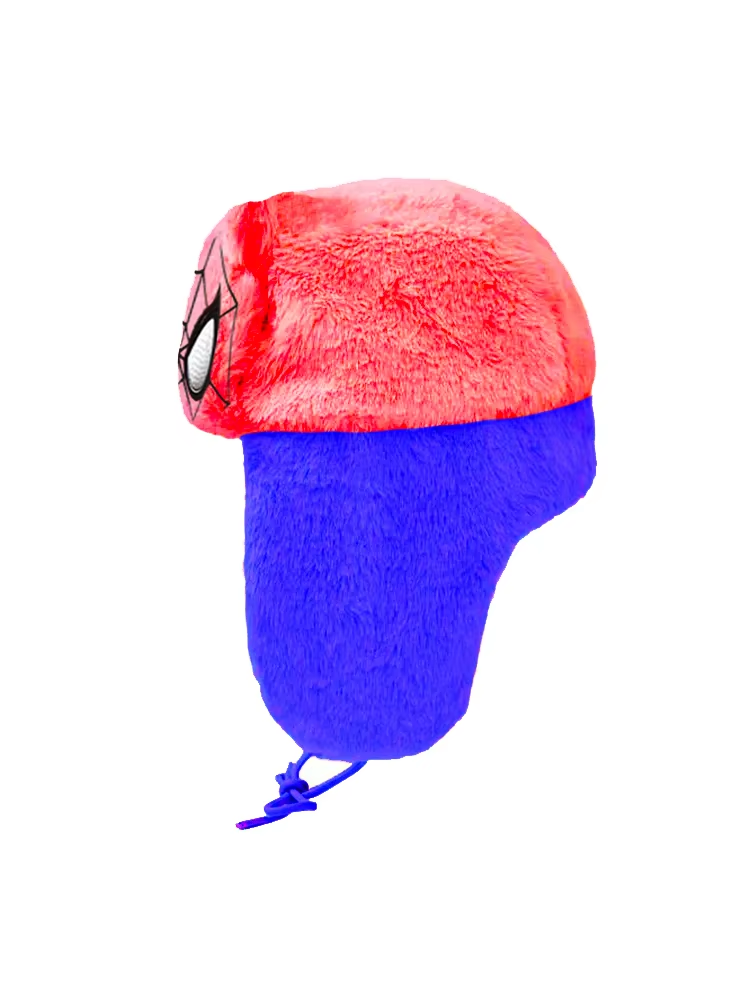 Autumn and Winter New Thick Cartoon Hat Cute Warm Ear Protection Lei Feng Hat Trendy Plush Cold proof Hat for Men and Women