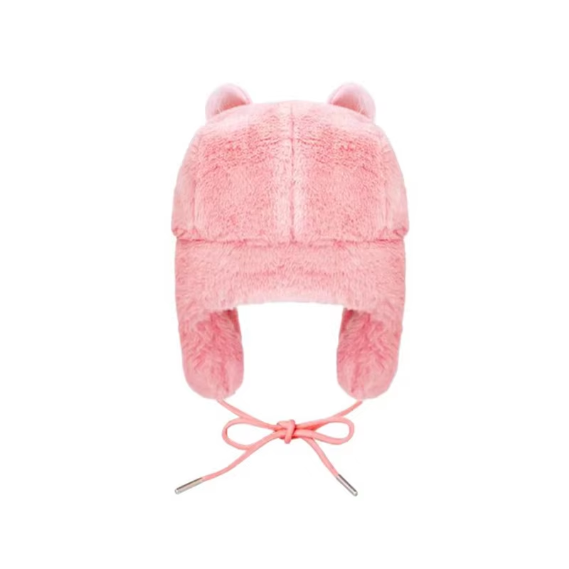 New Cute Pink Gloomy Cartoon Embroidered Knitted Hat Warm Windproof Hip Hop Casual Fashion Hat Autumn Winter Unisex