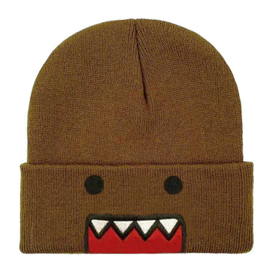 Y2k Harajuku multi-element pattern knitted hat for men and women, winter warmth, rock and hip-hop fashion