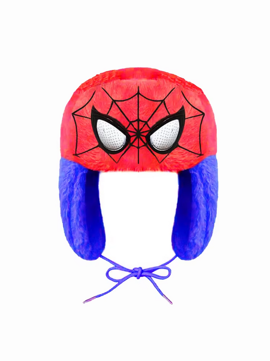 Autumn and Winter New Thick Cartoon Hat Cute Warm Ear Protection Lei Feng Hat Trendy Plush Cold proof Hat for Men and Women